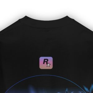 GTA VI Inspired Premium Cotton T-Shirt | Oversized Unisex Fit | Black & White